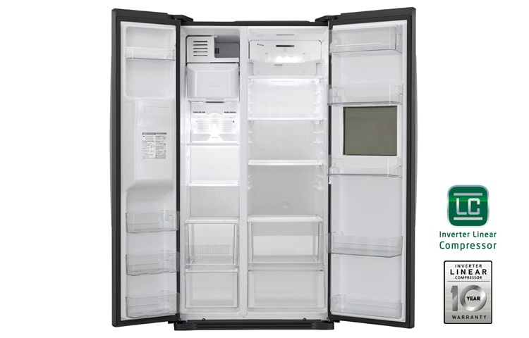 LG 175cm | 507L | A+ | Total no Frost | Kompresor liniowy | Kostkarka automatyczna | Minibar , GSP325WBCV
